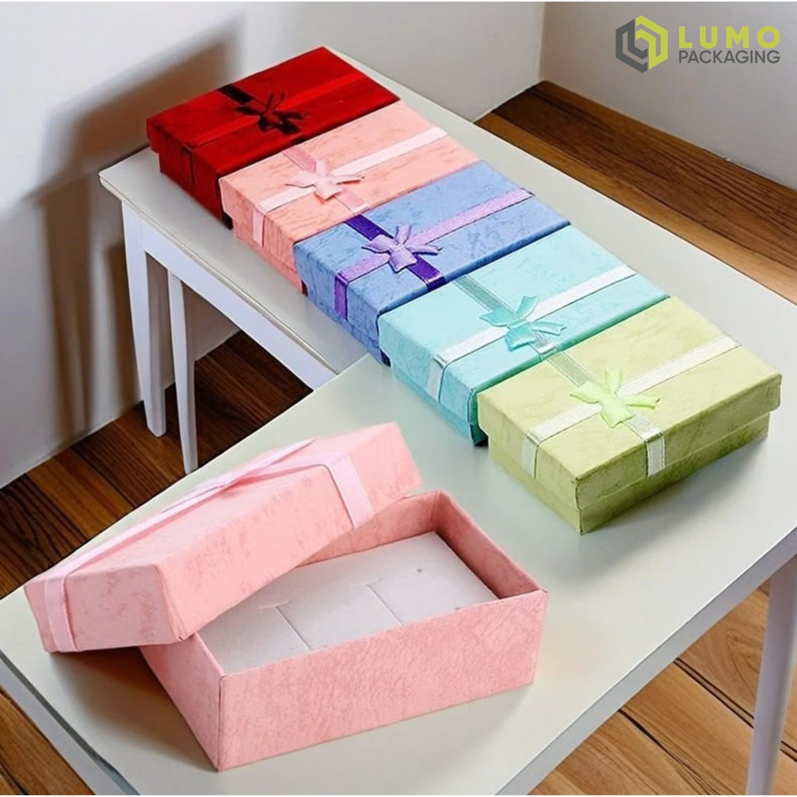 Colorful Textured Jewelry Gift Box