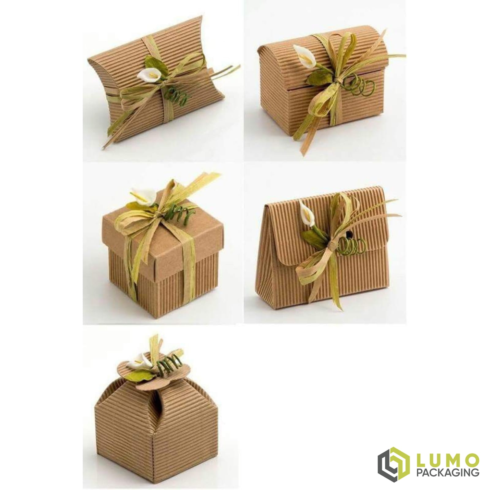 Ribbon-Tied Favor Set Box