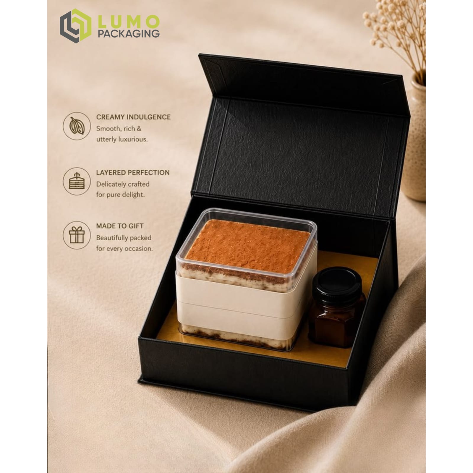 Flip-Top Dessert Hamper Box