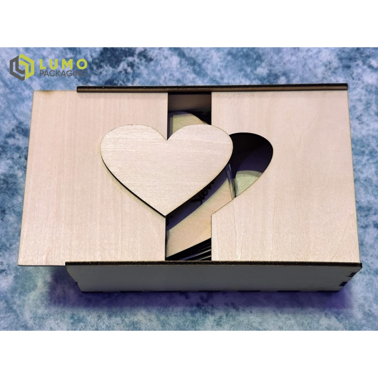 Wooden Sliding-Lid Puzzle Gift Box