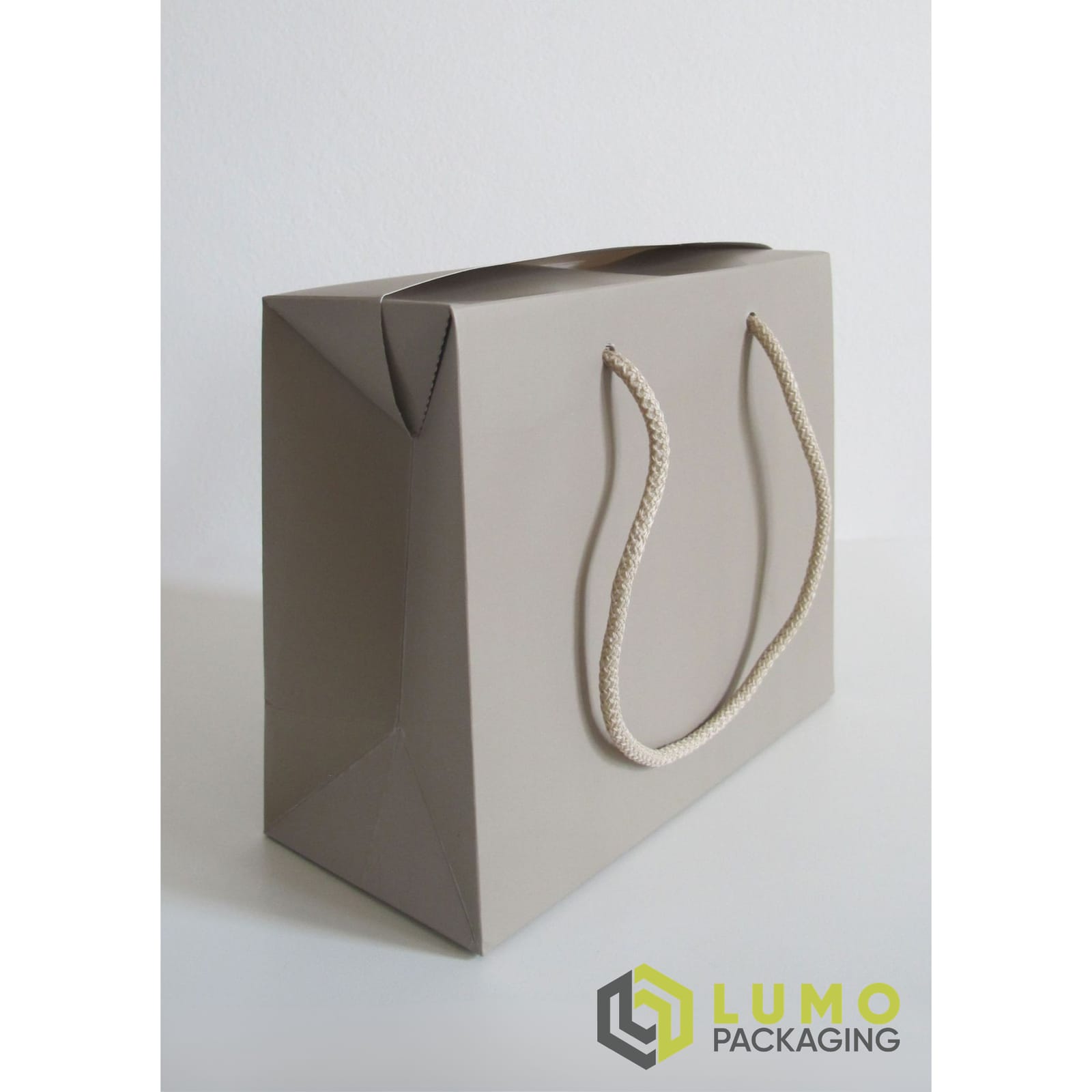 Minimalist Beige Shopping Bag