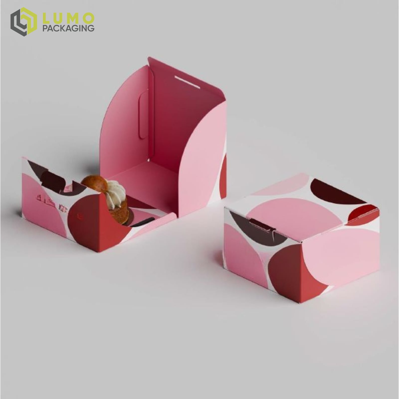 Side-Opening Clamshell Pastry Box