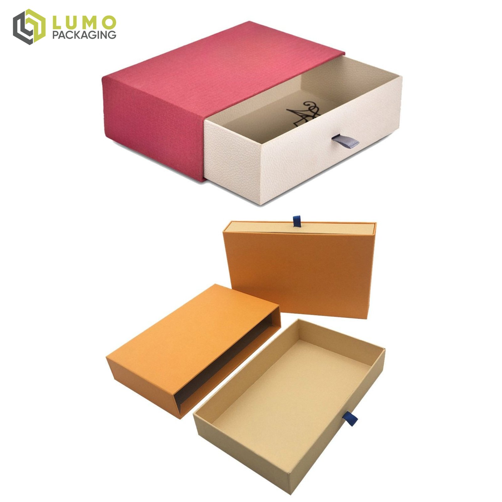 Premium Ribbed Drawer Boxâ€”cardboard Boxesâ€”elegant Rigid Cardboard ...