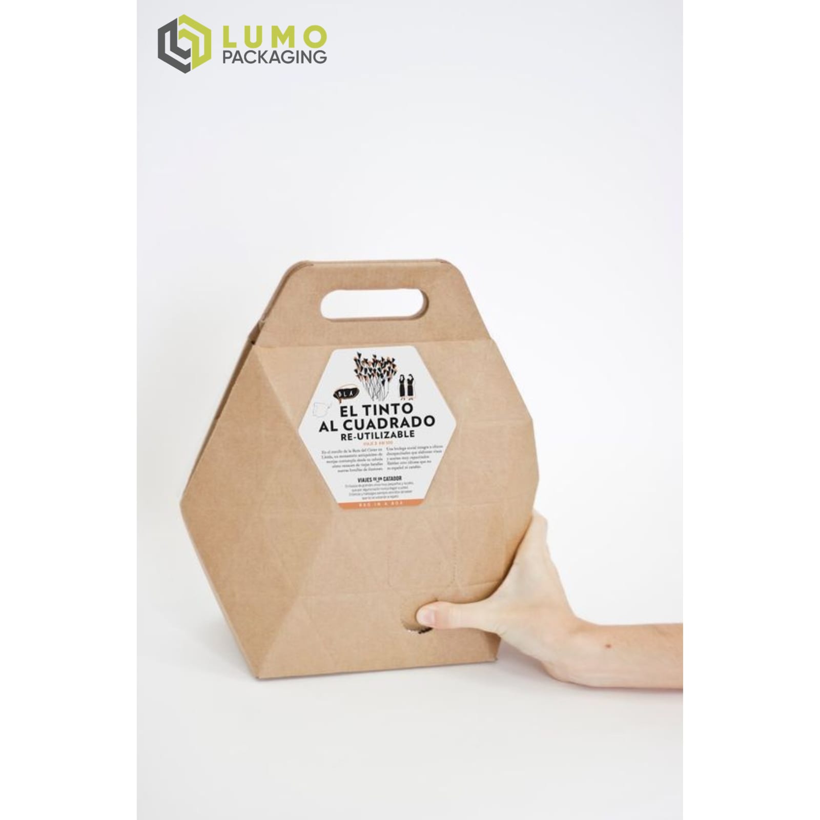 Hexagon Gabled Carrier Box