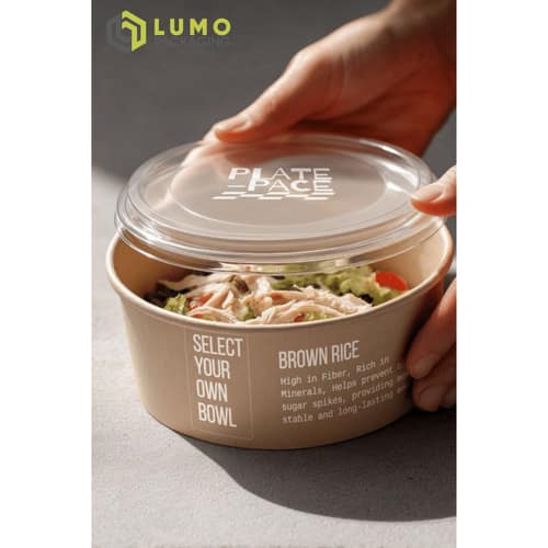 Salad and Grain Kraft Bowl