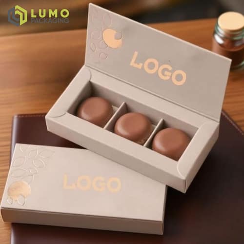 Beige Three-Piece Chocolate Box