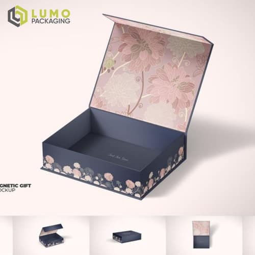 Floral Magnetic Closure Box