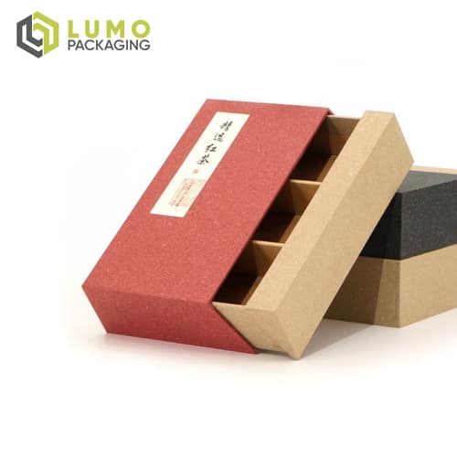 Red Tea Drawer Box