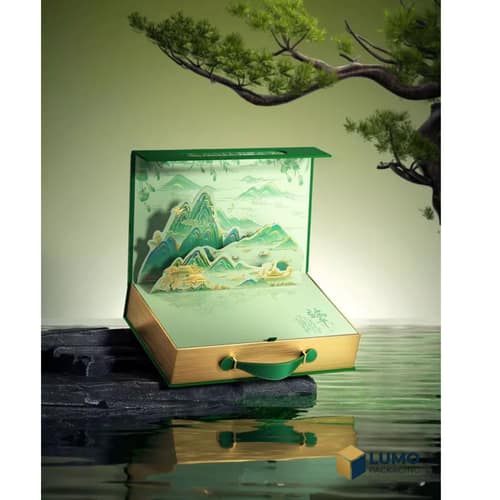 Traditional Oriental Mountain Pop Up